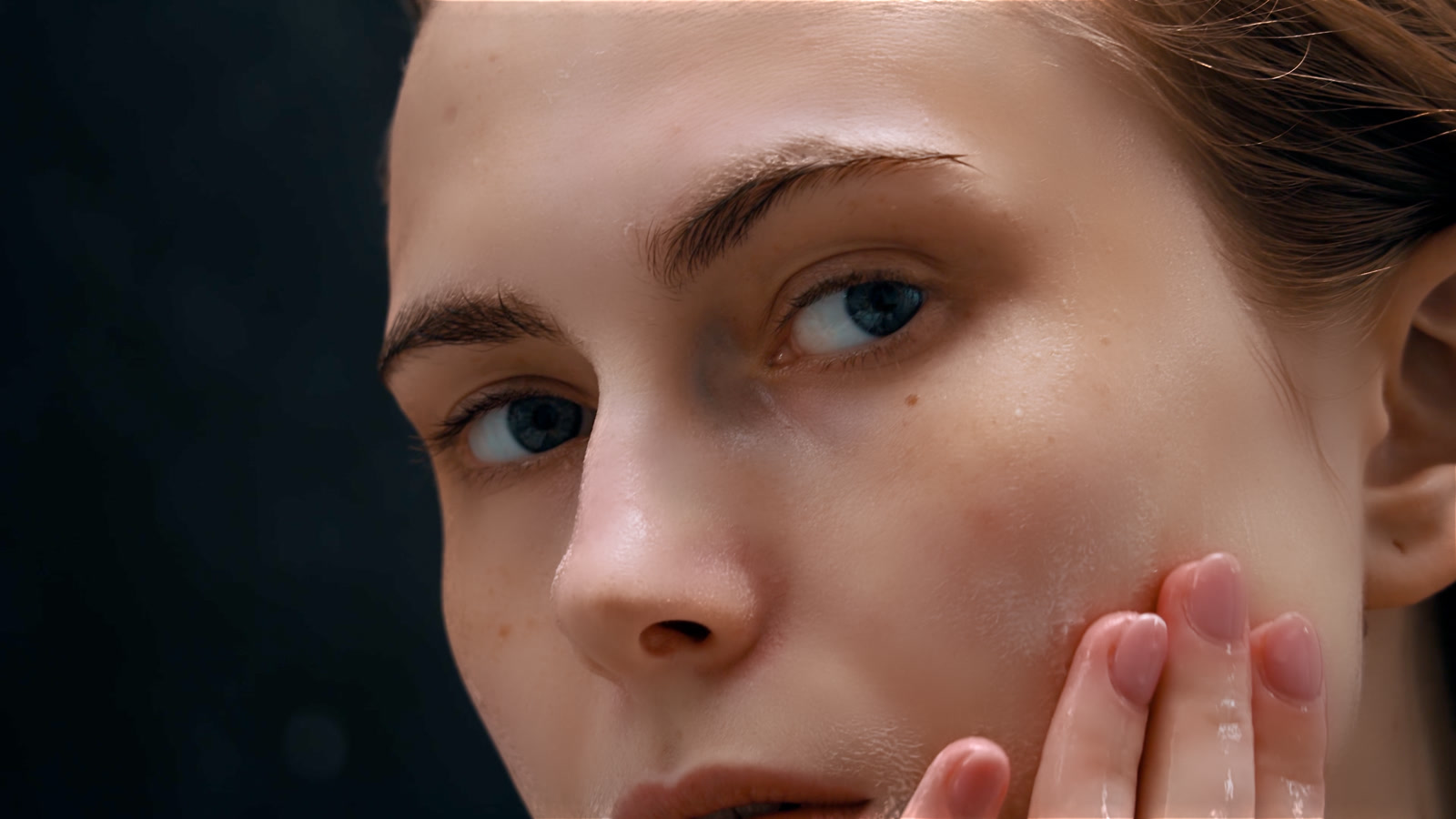 PoreFect applied, natural texture kept