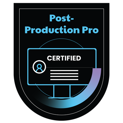 FCP Certified Post-Production Pro badge