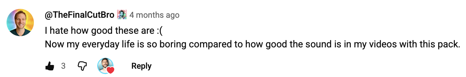 Customer review of Filmic Crisp SFX